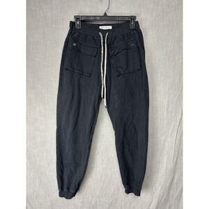 One Teaspoon Parachute Pants in Black Denim Baggy Size Small